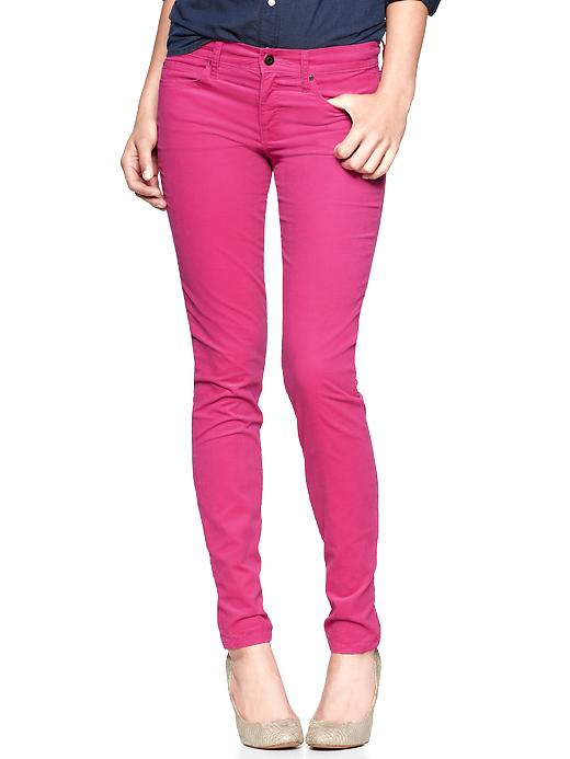 bright pink skinny jeans